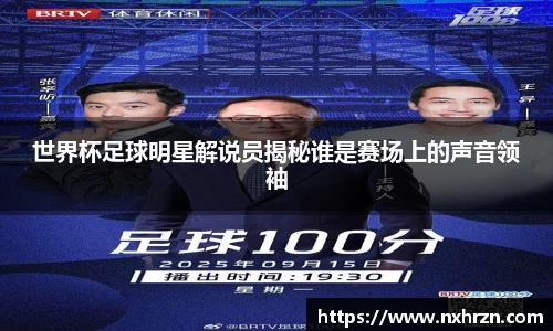 世界杯足球明星解说员揭秘谁是赛场上的声音领袖